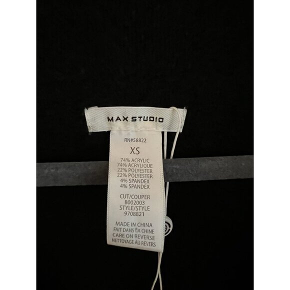 Max Studio Women's Color Block Long Sleeve Cardigan Sweater‎ Size XS NWT - Picture 4 of 4